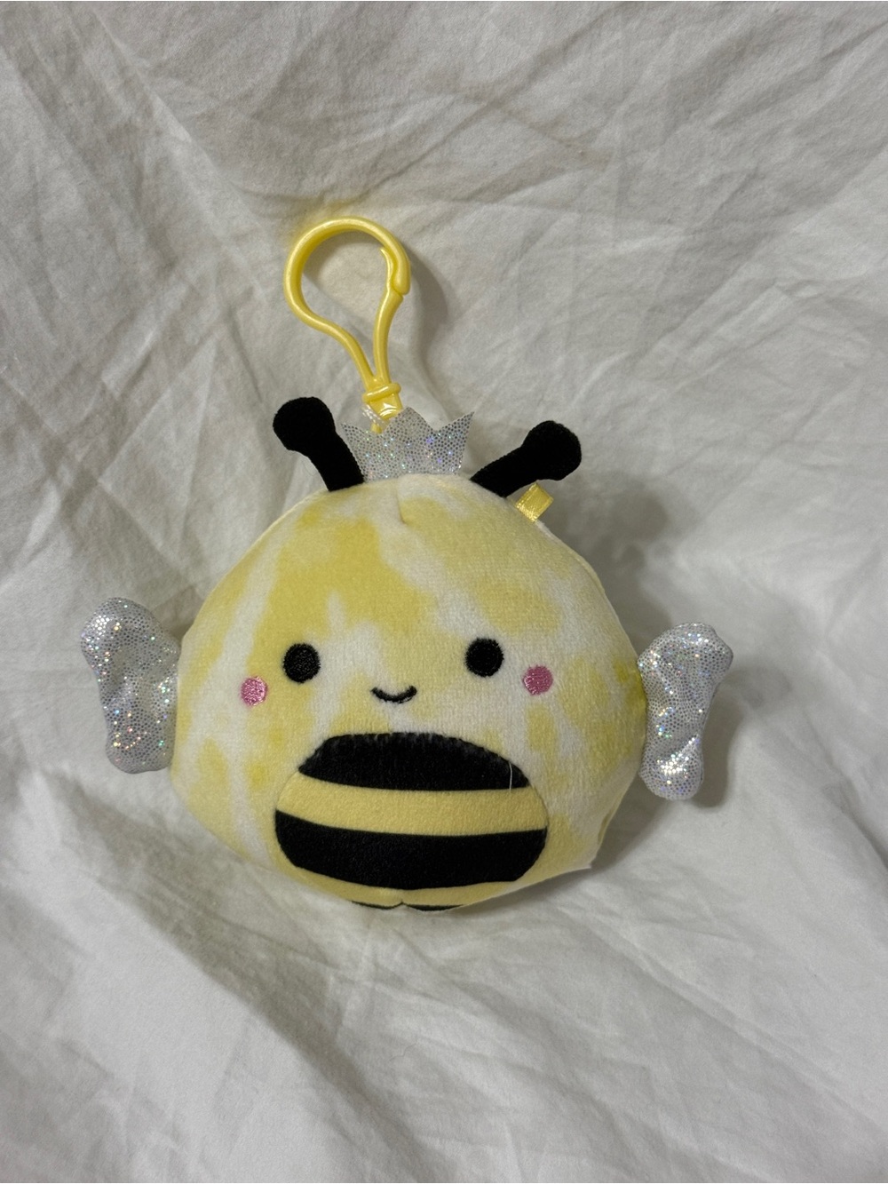Squishmallows Sunny the Queen Bee/Bumblebee Plush Keychain